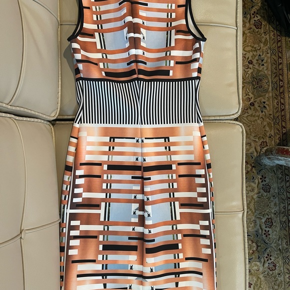 Clover Canyon Neoprene Digital Print Sheath Dress Medium Excellent Condition - Picture 11 of 15